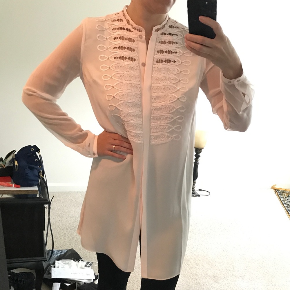 NWOT Tahari silk tunic